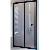 Душевая дверь Radomir Вита 140 профиль Черный стекло прозрачное арт-1-63-6-0-0-1100 — фото 1, Раздвижные душевые двери