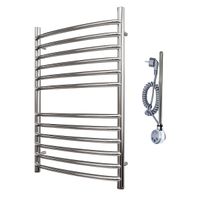 Полотенцесушитель электрический Point Альфа П12 400x800 левый/правый, хром арт-PN05148SE — фото 4, Электрические полотенцесушители