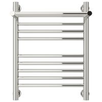 Водяной полотенцесушитель Сунержа Богема+ 500х400 с полкой Хром арт-00-0223-5040 — фото 1, Водяные полотенцесушители