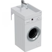 Раковина СанТа Юпитер мини 50 на стиральную машину Белая арт-900133 — фото 5, Раковины на стиральную машину