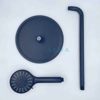 Душевая система ALMAes Ruver Черная матовая арт-TVZ-8830 — фото 11, Встраиваемые душевые комплекты