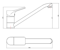 Смеситель для кухни ESKO Eiger Хром арт-EG 05 — фото 3, Смесители для кухни