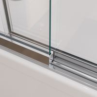 Душевая шторка на ванну с фиксированным креплением одной створки CEZARES SLIDER-FIX-VF-11-100/150-C- арт-SLIDER-FIX-VF-11-100/150-C-Cr — фото 5, Шторки для ванной раздвижные