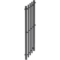 Электрический полотенцесушитель Melodia della vita Desire Cascade Ferrum 120х23 П5 Чер арт-MTRDCF12023bk — фото 1, Электрические полотенцесушители