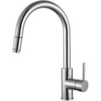 Смеситель для кухни Alveus Delos-P Sat Сатинированная сталь арт-1129023 — фото 1, Смесители для кухни