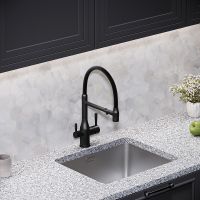 Смеситель для кухни Sancos Garda Черный матовый арт-SC4009MB — фото 6, Смесители для кухни