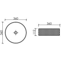 Товар: Раковина-чаша Ceramicanova Cristal 36 Черная арт-CN6060 - фото 12 Раковина-чаша Ceramicanova Cristal 36 Черная арт-CN6060 — фото 12, Раковины накладные