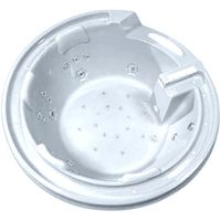 Акриловая ванна Gemy G9090 O 190х190 с гидромассажем Белая арт-G9090O — фото 2, Акриловые ванны