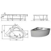 Акриловая ванна Kolpa San Royal 140х140 без гидромассажа арт-567350 — фото 2, Акриловые ванны