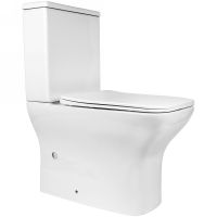 Унитаз компакт Bond Cube Белый с бачком и сиденьем Микролифт арт-F09-00 — фото 3, Напольные унитазы