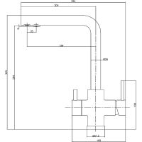Смеситель для кухни Veragio Milano Черный матовый арт-30636 — фото 2, Смесители для кухни