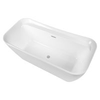 Ванна акриловая,отдельностоящая, AQUATEK АМАДЕО 1700 * 780 * 650. В Комплекте со сливом и арт-AQ-197778 — фото 1, Акриловые ванны