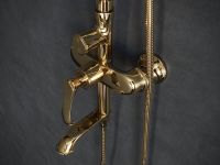 Товар: Душевая система Laguraty Золото арт-7001A - фото 2 Душевая система Laguraty Золото арт-7001A — фото 2, Душевые стойки