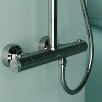 Душевая система Sancos Game с термостатом Хром арт-SC3002CH — фото 4, Душевые стойки