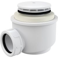 Сифон для душевого поддона Alcaplast Белый арт-A47B-50 — фото 1, Сифоны для поддонов