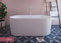 Акриловая ванна CEZARES арт-METAURO-INT-Central-180-80-60-W-MATT — фото 2, Акриловые ванны