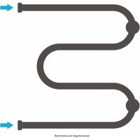 Водяной полотенцесушитель Сунержа М-образный 500х500 Хром арт-00-0007-5050 — фото 2, Водяные полотенцесушители
