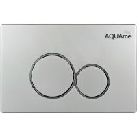 Клавиша смыва AQUAme Сатин арт-AQM4101S — фото 1, Кнопки смыва