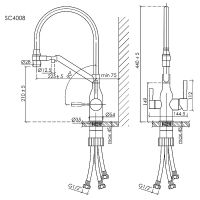 Смеситель для кухни Sancos Orta Черный матовый арт-SC4008MB — фото 7, Смесители для кухни
