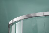 AQ NAA 2142-100 (новый артикул AQ ARI RO10020CH) Душевой уголок 1/4 круга, двери раздвижные 1000x100 арт-AQ ARI RO 10020CH — фото 12, Душевые уголки четверть круга