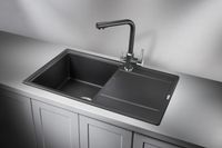 Granula-, кухонная мойка, кварц арт-7804, ТУРМАЛИН — фото 2, Кухонные мойки