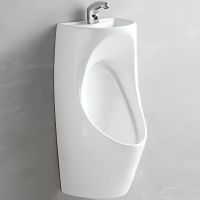 Товар: Писсуар CeramaLux подвесной с горизонтальным выпуском арт-X573P - фото 2 Писсуар CeramaLux подвесной с горизонтальным выпуском арт-X573P — фото 2, Писсуары