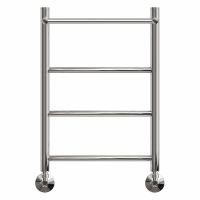 Водяной полотенцесушитель Point Афина П3 400x600 с полкой Хром арт-PN04146P — фото 6, Водяные полотенцесушители