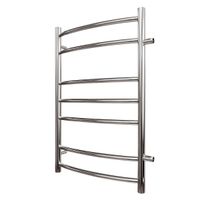 Водяной полотенцесушитель Point Альфа П7 500x800 с боковым подключением Хром арт-PN05558 — фото 4, Водяные полотенцесушители