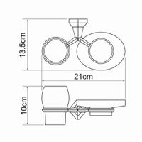 Aller K- Держатель стакана и мыльницы арт-1126 — фото 4, Прочие аксессуары и комплектующие