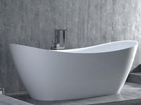 Ванна из искусственного камня Salini Noemi 185х81 Белая глянцевая арт-101811G — фото 9, Ванны из искусственного камня