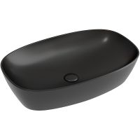 Раковина-чаша Ceramicanova Element 60 Черная матовая арт-CN6049MB — фото 2, Раковины накладные