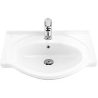 Раковина Creavit Etol 65 Белая арт-ET065-00CB00E-0000 — фото 1, Раковины встраиваемые сверху