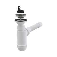 Сифон для раковины Alcaplast (A41+A71) Хром арт-AG2105123710 — фото 1, Сифоны для раковины