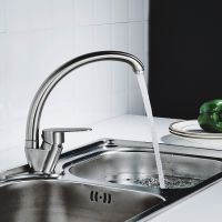 Смеситель для кухни Haiba Нержавеющая сталь арт-HB41801-2 — фото 3, Смесители для кухни