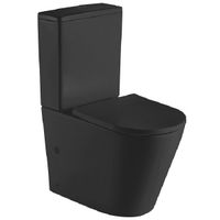 Товар: Унитаз компакт CeramaLux Черный матовый с бачком и сиденьем Микролифт арт-2179MB - фото 1 Унитаз компакт CeramaLux Черный матовый с бачком и сиденьем Микролифт арт-2179MB — фото 1, Напольные унитазы