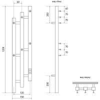 Товар: Электрический полотенцесушитель Melodia della vita Etude Cascade Electro 120х15 П3 Хром арт-MTRECE12015 - фото 2 Электрический полотенцесушитель Melodia della vita Etude Cascade Electro 120х15 П3 Хром арт-MTRECE12015 — фото 2, Электрические полотенцесушители