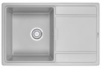 Granula-, кухонная мойка, кварц арт-7804, СЛАНЕЦ — фото 1, Кухонные мойки