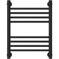 Водяной полотенцесушитель Сунержа Богема+ прямая 500х400 Черный матовый арт-31-0220-5040 — фото 1, Водяные полотенцесушители