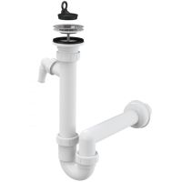 Сифон для кухонной мойки Alcaplast Белый арт-A810-DN40 — фото 1, Сифоны для кухонной мойки