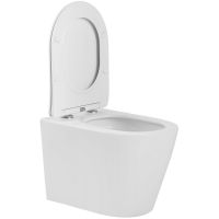 Унитаз Iberica Blanca Burgos Alto подвесной с сиденьем Микролифт арт-IB.BRA.234.1B1 — фото 3, Подвесные унитазы