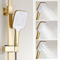 Товар: Душевая система Raglo Золото матовое арт-R01.24.03 - фото 9 Душевая система Raglo Золото матовое арт-R01.24.03 — фото 9, Душевые стойки