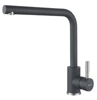 GRANFEST QUARZ Смеситель для кухни Г-обр. D-35мм темно-серый арт. GF- арт-Z-5411 темно-серый — фото 1, Смесители для кухни