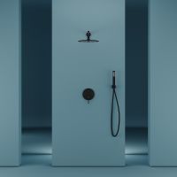 Душевая система Sancos Select Черная матовая арт-SC3003MB — фото 9, Встраиваемые душевые комплекты