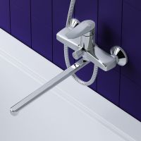 Смеситель для ванны Dorff Ultra универсальный Хром арт-D5095000 — фото 7, Смеситель для ванны