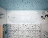 Акриловая ванна Melodia della vita Classica 150х70 без гидромассажа арт-MBHR00115070 — фото 4, Акриловые ванны