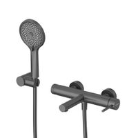 Смеситель для ванны и душа в комплекте с ручным душем, шлангом и держателем CEZARES арт-RELAX-VD-NOP — фото 1, Смеситель для ванны