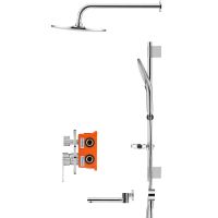 Душевая система Swedbe Platta Хром арт-5542 — фото 5, Встраиваемые душевые комплекты