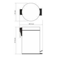 K- Ведро 5L арт-665 — фото 5, Мусорные ведра