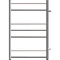 Водяной полотенцесушитель Point Аврора П7 500x800 с боковым подключением Хром арт-PN10558 — фото 1, Водяные полотенцесушители