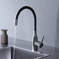 Смеситель для кухни Dorff Logic Хром Черный арт-D3007622 — фото 5, Смесители для кухни